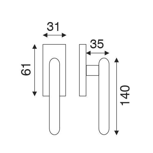 Flat Handle sections